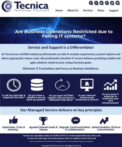 IT Systems Failing IT Systems Failing