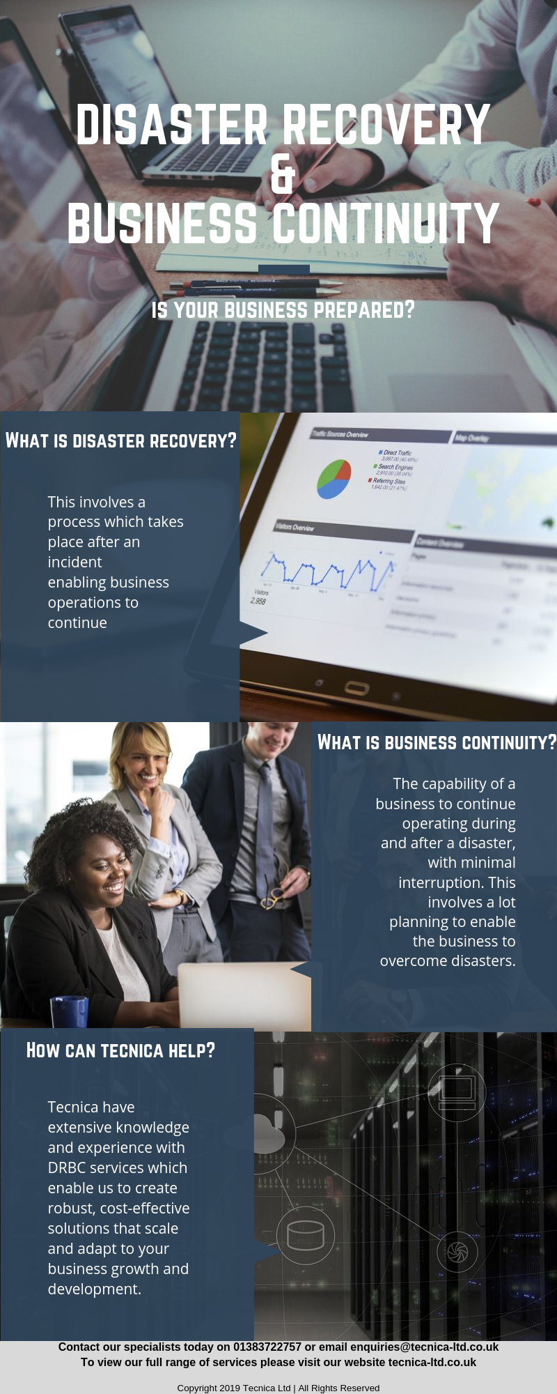 Disaster Recovery And Business Continuity - Tecnica Ltd