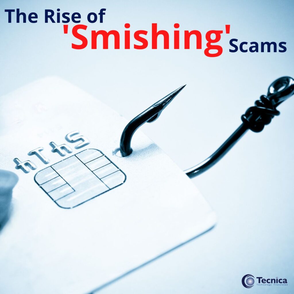 The rise of Smishing Scams - Tecnica, Scotland, Glenrothes, Kirkcaldy, Fife, Dunfermline, 